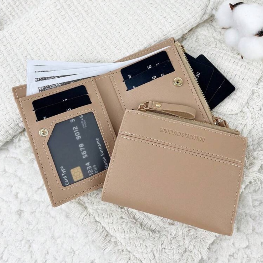 ⚠️Clearance Khaki Fold-over Wallet / Cardholder - Picture 4 of 5